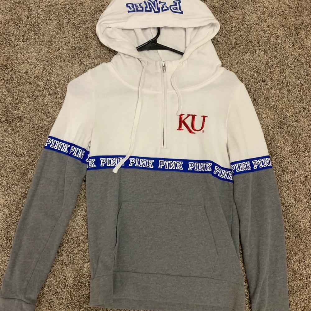 KU women’s sweatshirt